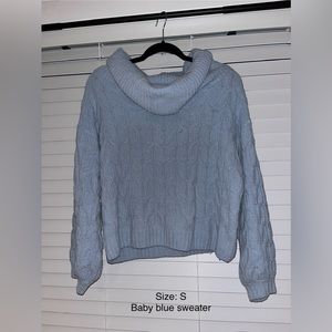 Baby blue sweater